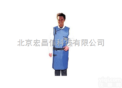 C202重叠卡扣型<em>无袖</em>双面<em>连体</em><em>防护衣</em>