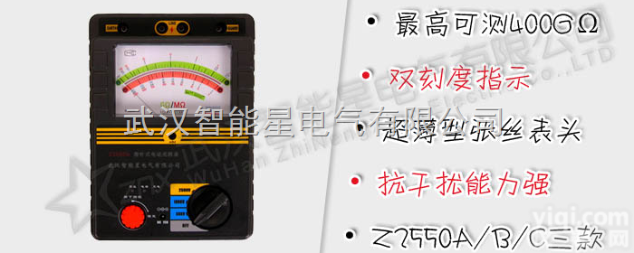 Z2550系列  <em>指针式</em><em>电动</em><em>兆欧表</em>