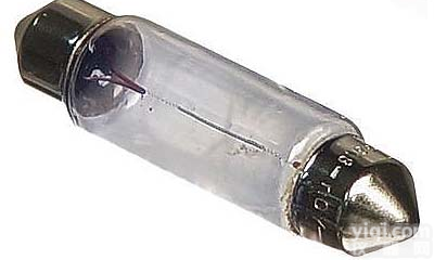 6411  欧司朗车内<em>照明灯</em>阅读灯Pai照灯行李箱照灯12V 10W 6411双<em>头灯</em>泡