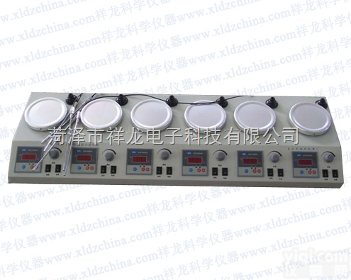 HJ-6A <em>多头</em>磁力<em>搅拌器</em>  HJ-6A <em>数显</em>恒温<em>多头</em>磁力<em>搅拌器</em>