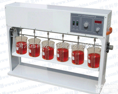 JJ-4六联电动搅拌器  JJ-4型<em>六联自动升降电动搅拌器</em>  祥龙
