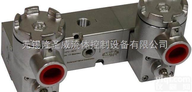 Exd II <em>CT6</em>双<em>电控</em>不锈钢隔爆<em>电磁阀</em>