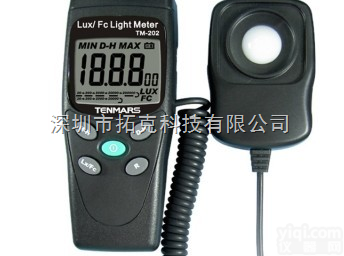 TM-202  <em>台湾tenmars泰玛斯TM-202 LUX/FC照度仪TM202光度</em>...