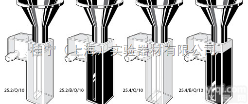 Type 25  真空<em>比色</em>皿 <em>微量</em>&半<em>微量</em>，抽真空池