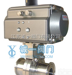 Q681  江苏<em>诚一</em>Q681<em>气动</em>快装卫生<em>球阀</em>