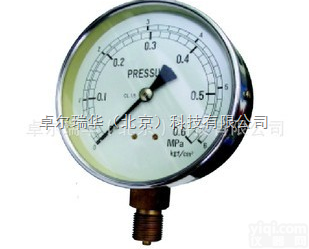 <em>Y</em>-75 <em>Y</em>-102  <em>北京</em>卓尔瑞华波登管压力表 真空表 普通压力表