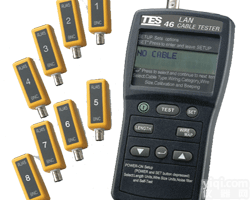 TES-46  网络<em>缆线</em><em>测试器</em> 同轴<em>缆线</em>测试仪