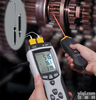DT-8891C  手持式<em>温度</em>计 CEM<em>华盛</em>昌<em>温度</em>表