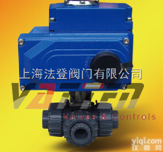 VT2DEN73G  <em>电动</em>UPVC<em>耐腐蚀</em><em>球阀</em>