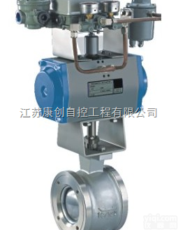 KC8502Q气动V型<em>偏心</em>调节阀<em>球阀</em>