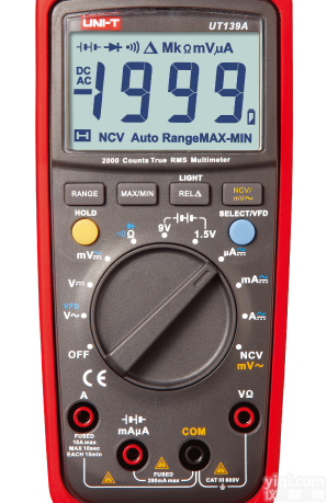 优<em>利德</em>UT139A  真<em>有效值</em>数字万用表