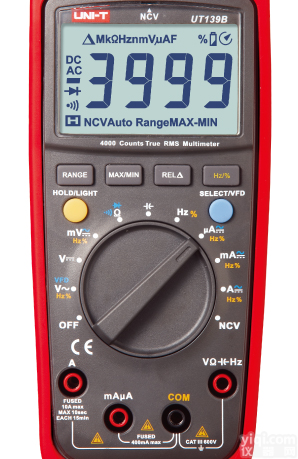优<em>利德</em>UT139B  真<em>有效值</em>数字万用表