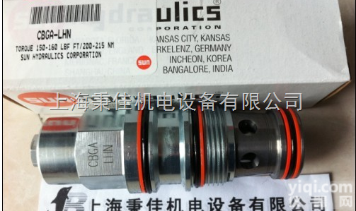 SUN<em>单向阀</em>CXFA-XCN<em>选型</em>资料介绍