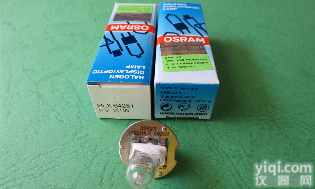 <em>欧司朗</em>64251  蔡司ZEISS眼科<em>裂隙</em>灯<em>灯泡</em>6V20W PG22灯头