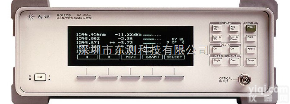 <em>86120B</em>  Keysight 是德科技 Agilent <em>86120B</em> 多<em>波长</em>计