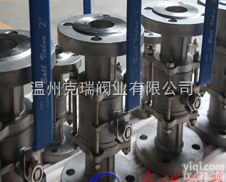 KRCN重庆<em>Q41F</em>-16P/R  3PC法兰<em>球阀</em> KRCN（重庆）<em>Q41F</em>不锈钢三片式法兰<em>球阀</em>