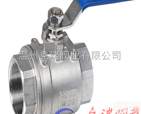 KRCNQ11F  1000WOGQ11F不锈钢<em>球阀</em> 内螺纹<em>球阀</em> DN15 <em>蝶形</em><em>球阀</em> 二片...