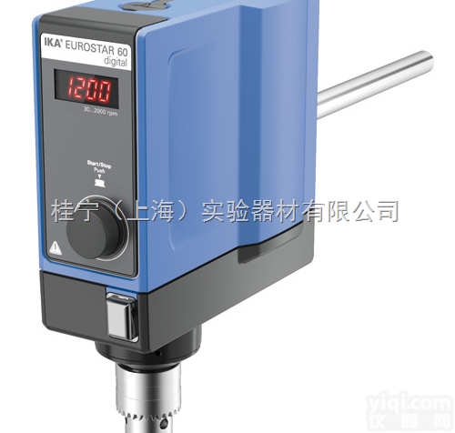 <em>EUROSTAR</em> 60  <em>数显</em>型60IKA <em>EUROSTAR</em> 60实验室搅拌器