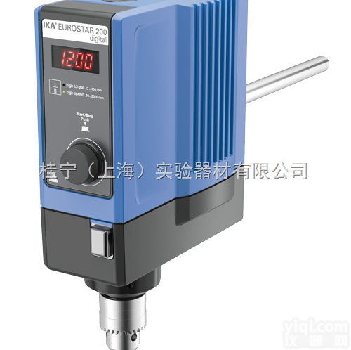 <em>EUROSTAR</em> 200  <em>数显</em>型200IKA <em>EUROSTAR</em> 200实验室搅拌器