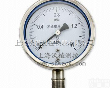 <em>不锈钢</em><em>压力表</em>  上海沃植测控-<em>不锈钢</em><em>压力表</em>