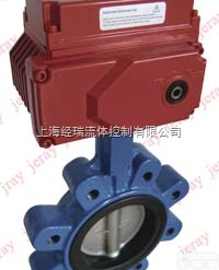 jr  LD941F49-16Z半衬<em>四氟</em><em>电动蝶阀</em>，