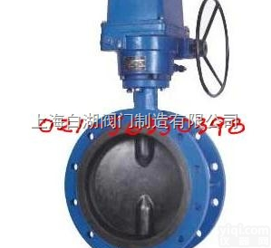 D941J-10  白湖D941J-10<em>耐腐蚀</em>电动<em>法兰</em>衬胶蝶阀