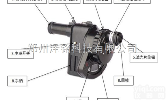 WGG2-201N  数显式<em>光学</em>高温计/<em>非接触式</em>测量高温<em>光学</em>高温计