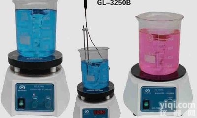 其林贝尔GL-3250B<em>磁力</em><em>搅拌器</em>（温度<em>数字显示</em>）
