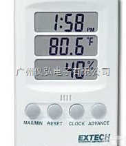 <em>美国</em>EXTECH445702<em>温湿度计</em>带时钟 <em>广东</em>省代理销售