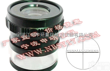 SY-FLC-01  <em>精密</em>菲林尺专用<em>放大镜</em>（带十字刻线），菲林尺10倍<em>放大镜</em>