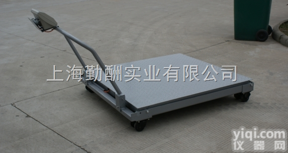 SCS-P722-NN-1~3T-151  江西手推移动<em>电子</em>磅平台秤 带<em>滚轮</em>地<em>磅秤</em>