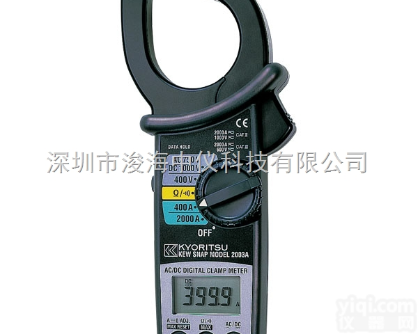 <em>MODEL</em> 2003A <em>钳型表</em>