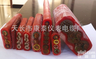 <em>耐热</em>耐磨<em>扁平</em>软电缆<em>YGCB</em>-VFR/4×4