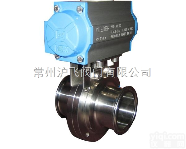 D661W07/16  铸钢气动卫生级<em>蝶阀</em>三<em>片式</em>食品<em>蝶阀</em>D661W07/16