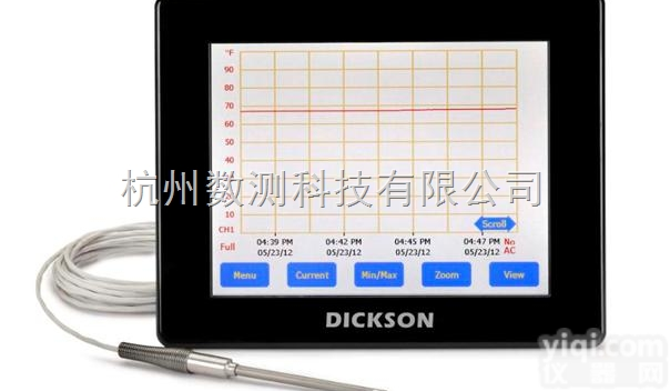 FT660  触摸<em>大屏</em>幕<em>高精度</em>温度记录仪