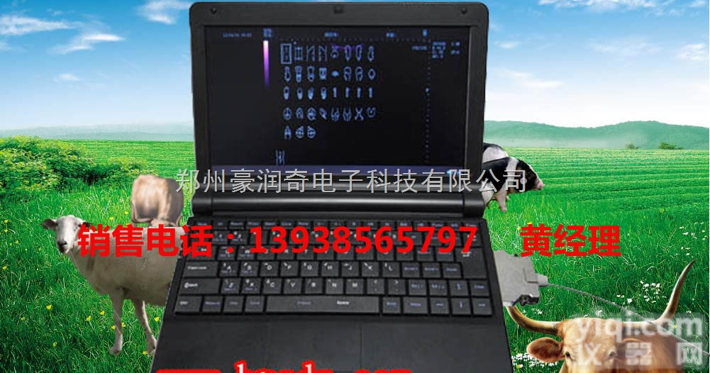 HRQ-6000AV  便携式<em>兽用</em>B超/<em>笔记本</em>牛用B超