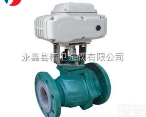 Q941F46  <em>电动</em><em>耐腐蚀</em>法兰<em>球阀</em>价格，<em>电动</em>衬氟<em>球阀</em>厂家