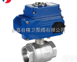 Q911F  <em>电动</em><em>不锈钢</em>内螺纹球阀，<em>电动</em>二片式<em>不锈钢</em>球阀厂家
