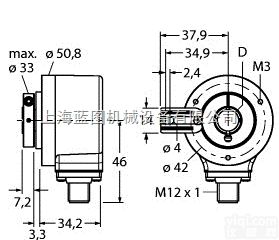 德国图尔克  <em>编码器</em>原装Ri-12H10T-2B2048-H1181