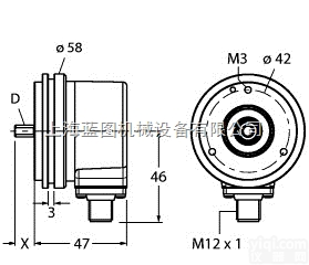 图尔克<em>编码器</em>  TURCK<em>编码器</em>Ri-10S6S-2B4096-H1181