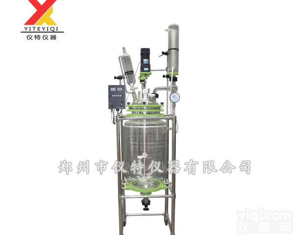 双层玻璃<em>反应釜</em>50L质<em>优价</em>廉