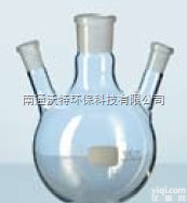 德国SCHOTT<em>肖特</em>DURAN®<em>杜安</em>三口<em>烧瓶</em>（磨砂接口及倾斜...