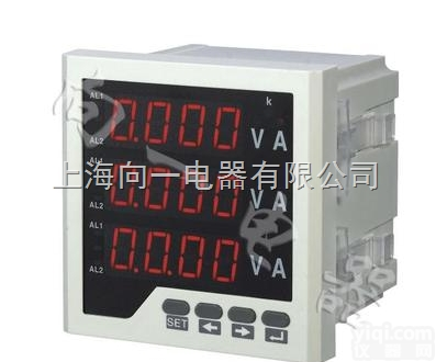 XY194UI-9K4<em>可编程</em><em>数字显示</em>三相电压<em>电流表</em>-AV 96*