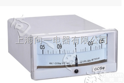 46L1-<em>COS</em>ф<em>指针式</em>方形<em>功率</em>因数表/测量仪器仪表 120*60