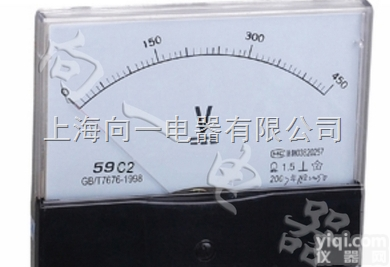 59C2-V 直流伏特电力<em>测量</em><em>仪器仪表</em>/指针表 直流<em>电压</em>表 120*1...