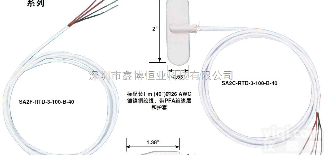 SA2F-RTD-3-<em>1000</em>-A-<em>40</em>热电阻 美国omega粘贴热电...