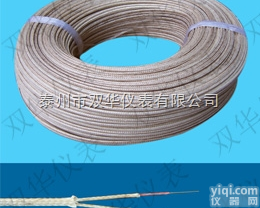 双华进口编织<em>屏蔽</em><em>测温</em>线 K型<em>热电偶</em>补偿导线