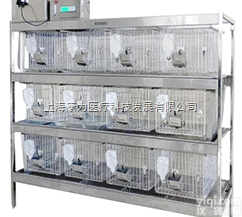 DSRS-12  不锈钢定时冲洗式兔笼架|<em>动物笼具实验设备</em>