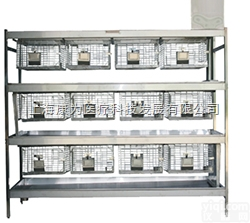 TS-12  不锈钢冲洗式豚鼠笼架|<em>动物笼具实验设备</em>