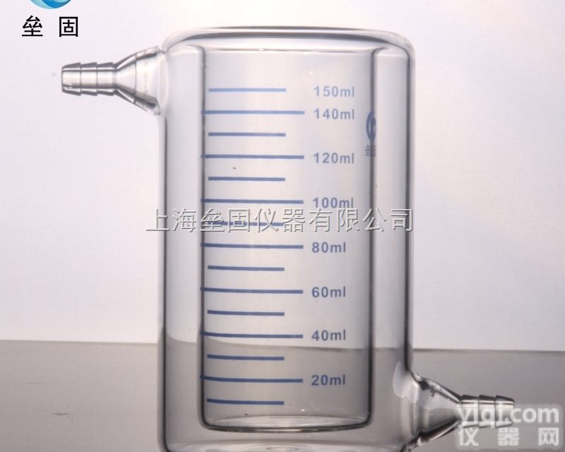 150ml<em>双层</em>夹套<em>烧杯</em>夹层<em>烧杯</em>玻璃<em>烧杯</em>光催化<em>反应器</em>